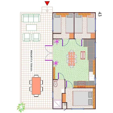Village de vacances Mobile Homes With Terrace